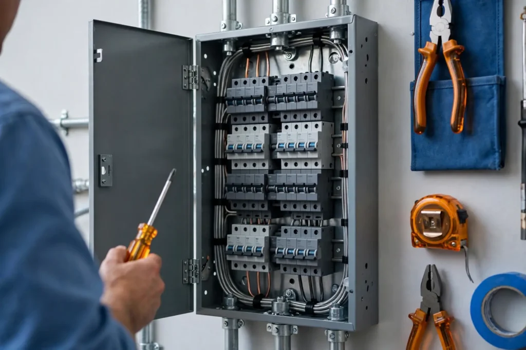 New 200-amp breaker panel installed in Klamath Falls home